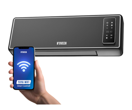 Grzejnik i termowentylator NOVEEN Kurtyna powietrzna HC3399 X-LINE TUYA WIFI SMART BLACK